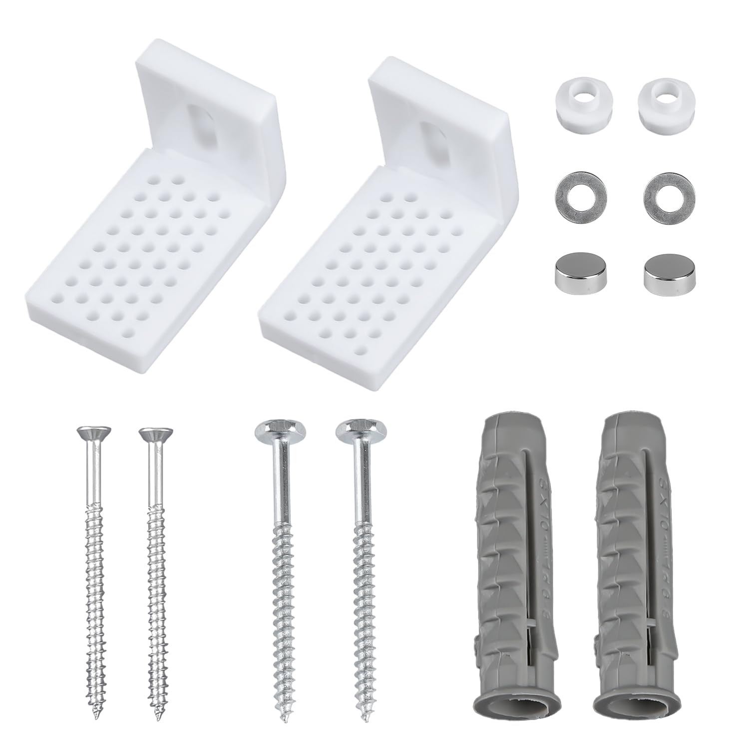 Thyonta L-shaped Floor Screw Kit - Toilet Assembly Fixing Bolts - Suitable for Bidet Toilets