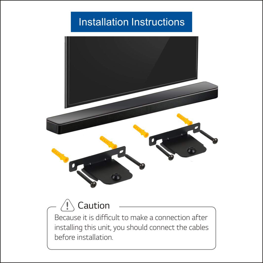 lg sk4d soundbar wall mount bracket