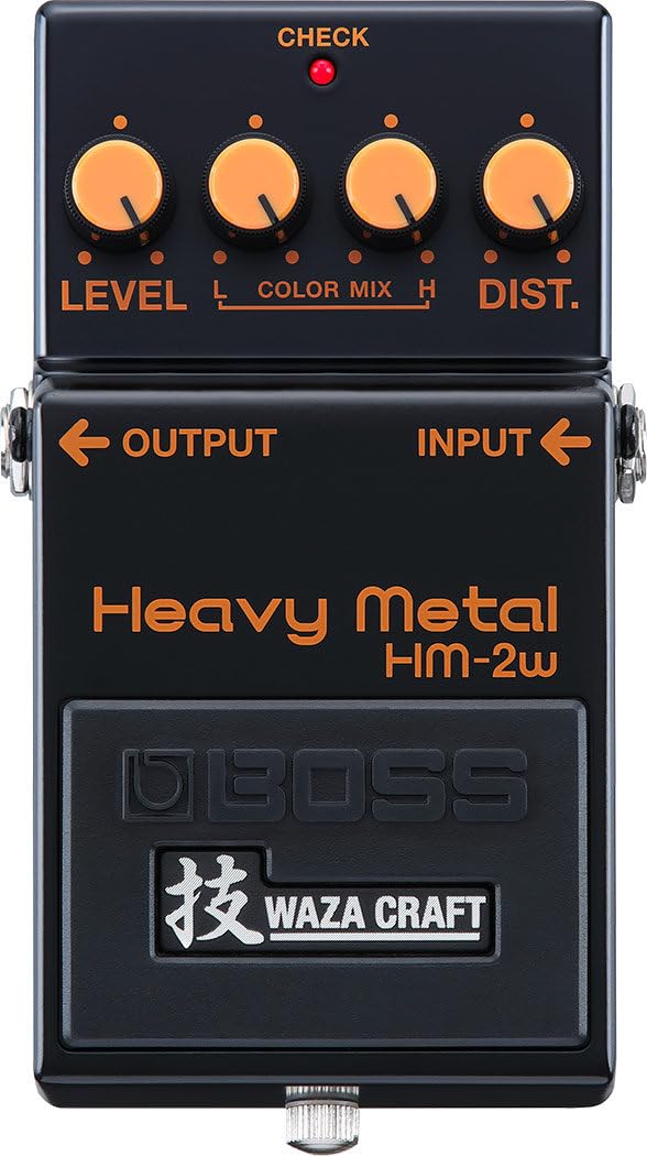 BOSS HM-2W Heavy Metal | Premium Waza Craft Guitar Effect Pedal with Analog Circuitry | True Reproduction of the Legendary BOSS HM-2 Heavy Metal | Standard & Custom Playing Modes | 5-Year Warranty