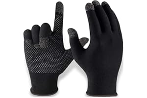 QPOIBSD Mobile Game Gloves, Ultra-Thin Mobile Gaming Gloves，Anti-Sweat Mobile Finger Sleeve Breathable for High-Ranking Players Mobile Game Streamer