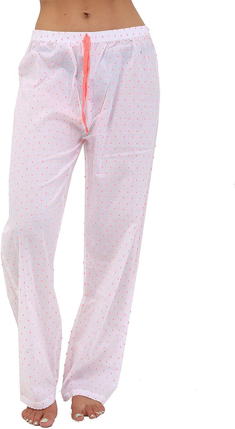 Women's Lounge Pants Lightweight Pyjama Bottoms Trousers Nightwear PJs
