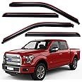 Lightronic Extra Durable Clip-on in-Channel Auto Vent Window Visor, Fits 2015-2025 Ford F-150, 2017-2025 F-150 Raptor, SuperC