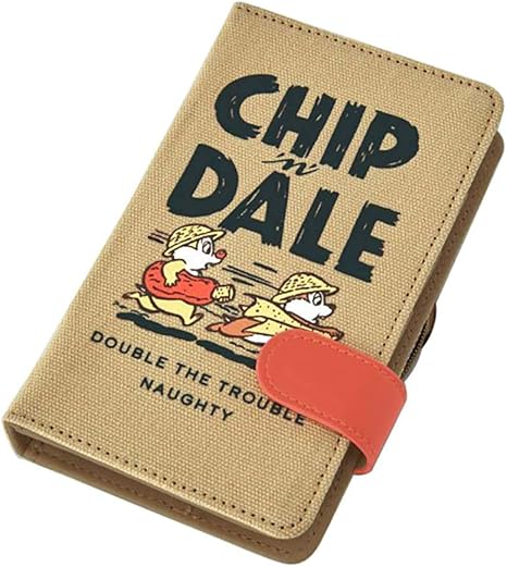 Amazon Co Jp ベルメゾン ディズニー ケース スマートフォン カバー 小銭入れ付き チップ デール ホーム キッチン