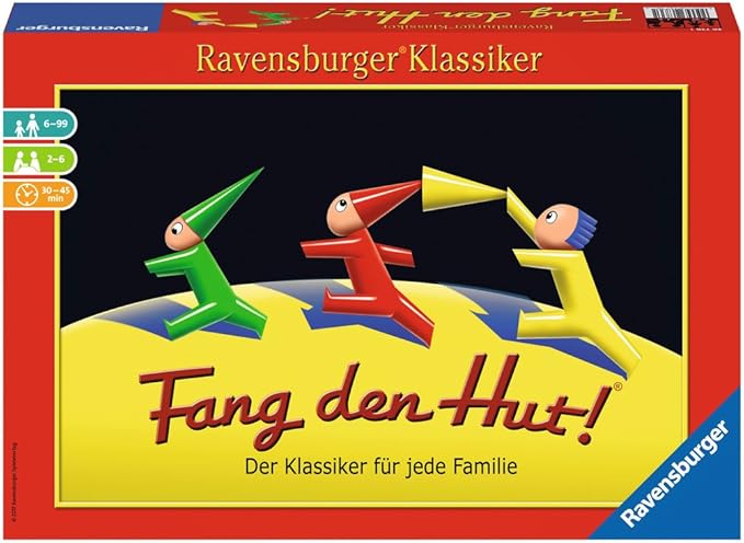 Ravensburger 26736 Fang Den Hut Hutchenspiel Fur 2 6 Spieler Familienspiel Ab 6 Jahren Ravensburger Klassiker Amazon De Spielzeug