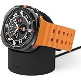 elago GW2 Charging Stand Compatible with Samsung Galaxy Watch 8/8 Classic, 7/Ultra, 6/6 Classic, 5/5 Pro (40, 43, 44, 45, 47mm) [Charging Cable Not Included] [Black]