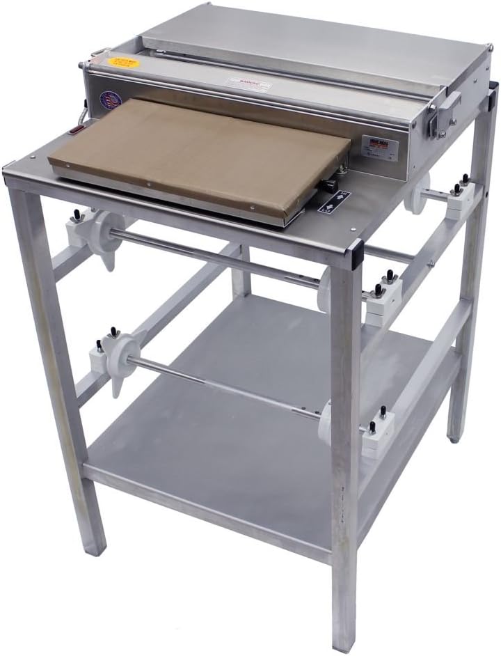 Heat Seal 107A Three Roll Floor Wrapper with Splash Guard