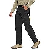 MOURCE Ripstop Tactical Pants for Men Stretch Breathable - Lightweight Quick Dry Mens Hiking Pants with 9 Pockets