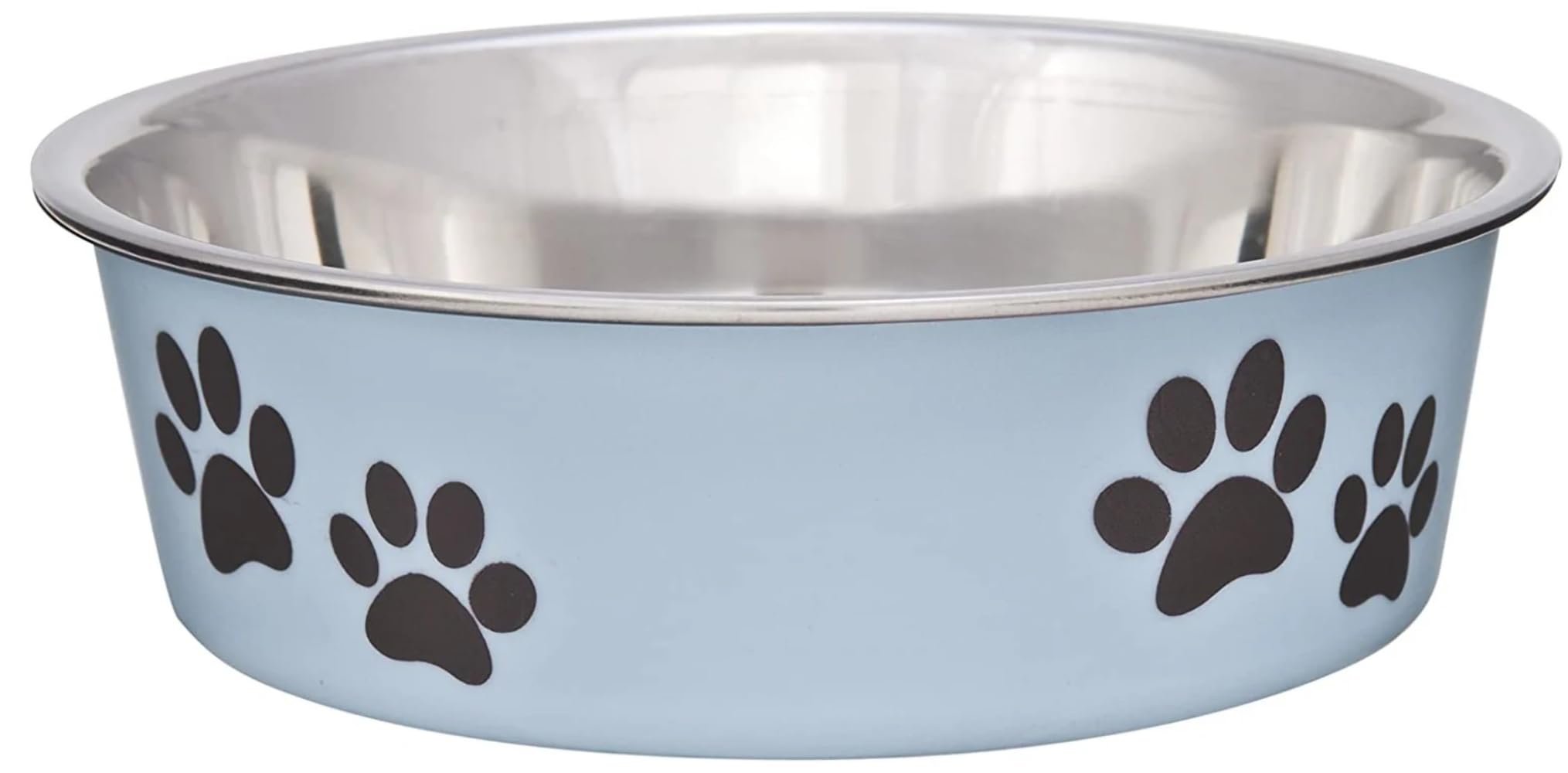 Photo 1 of Loving Pets Bella Dog Bowls- Stainless Steel Dog & Cat Bowls - Spill Proof Dog Food Bowl, Cat Bowl, Puppy Essentials & Pet Supplies Great for Home & Travel (Small 10-20 lbs, Murano Blue)