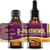 Artekas Innovation D‑Panthenol 76.9% Concentrate – Cosmetic Grade Pro‑Vitamin B5 – for DIY Serums, Creams & Hair Care - 2 vials of 1 Ounce Each - with Pipette and Screw Cap