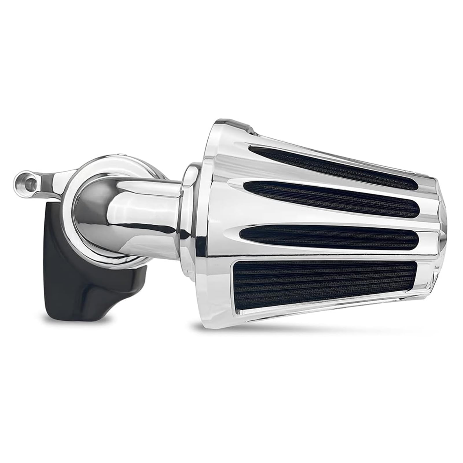 Photo 1 of Big Sucker cone Air filter intake for harley air Cleaner Sportster Softail fatboy heritage dyna touring street road king Glide (Deep style -Chromed, TypeD : Touring M8 17-UP, Softail 18-UP)