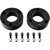 BIGREAT Aluminum 3'' Front Leveling lift kit,Front Suspension Lift Spacers | Compatible With Chevy Silverado GMC Sierra Yukon Tahoe Suburban 1500 2WD/4WD 2007-2025 Black