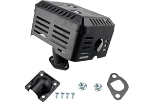 Ruma Exhaust Muffler Deflector Kit for Honda GX160 GX200 GX120 GX140 Engine Harbor Freight 212 173 R210 and More 163cc 196cc 