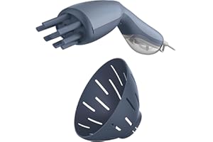 Infiniti PRO CONAIR Steam Therapy Hair Steamer, Portable Hair Steamer with 7" Diffuser Attachment, 30-Second Heat-Up, Penetrating Steam Helps Detangle, Reshape, and Volumize Curls, Blue