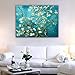 Wieco Art Almond Blossom By Vincent Van Gogh Oil Paintings Reproduction Modern Extra Large Floral Giclee Canvas Prints Flowers Pictures on Canvas Wall Art for Home Office Decorations XL