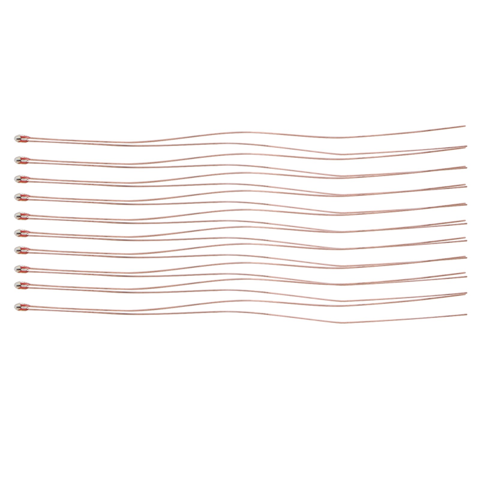 HALJIA 10Pcs 100K Ohm NTC Thermistor Temperture Sensor for 3D Printer 3950K R25 ℃