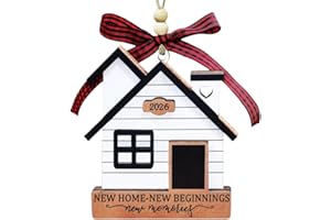 ​​New Home Christmas Ornament 2026, Personalized Housewarming Gift for New Homeowners First Home Ornament for Couple Women,Ne