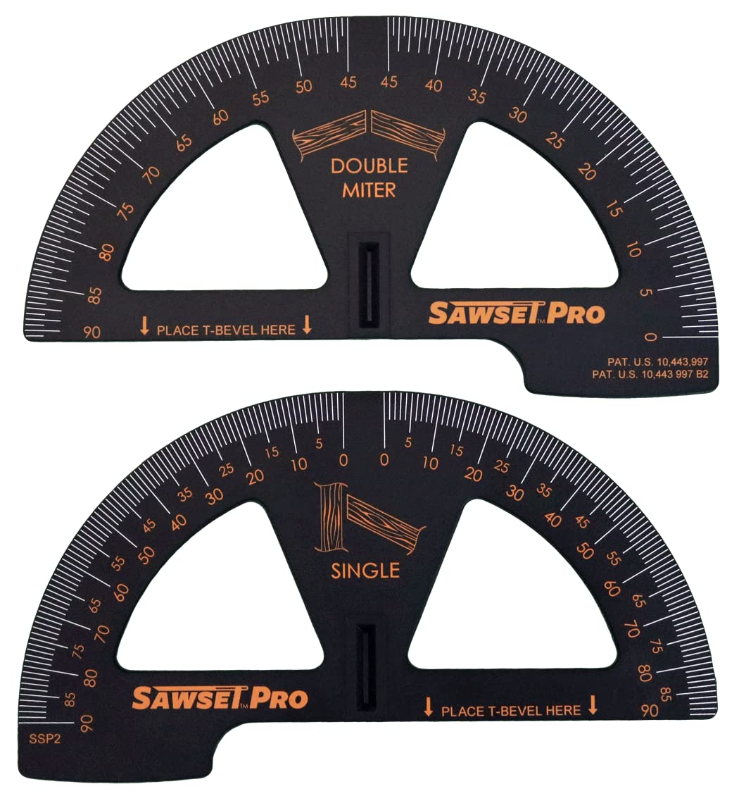 Mua Sawset Miter Saw Protractor SAWSET PRO. Patented No Math Scales ...