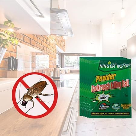 Aolvo 50 Bulk Pack Cockroach Killing Bait Powerful Roach