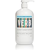 VERB Glossy Conditioner – Conditions, Detangles + Adds High Shine for Thick to Coarse Hair – Vegan, No Parabens or Harmful Sulfates