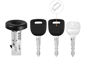 MOTORSTAR 924-796 Ignition Lock Cylinder W/2 Chip keys With On-Board Programming For 2007-2014 Chevy Silverado1500 2500 3500 Suburban Tahoe Avalanche, GMC Sierra Yukon Denali,Express Savana 08-14,Cadillac&Buick