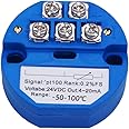 TWTADE / -50~100 Celsius RTD PT100 SBW Temperature Sensor Temperature Transmitter Isolated Detector Module -50~100 Degree - 4-20MA