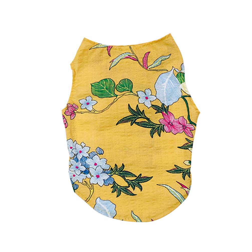 POPETPOP Puppy Waistcoat - Natural Cotton Spring and Summer Cooling Vests Pet Waistcoat Dog Vest Garment for Puppy Dogs