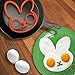 （Set of 4）Silicone Fried Egg Mold Pancake Rings/ Fried Eggs tools , Non Stick Bakeware Accessories Kitchen Tools Halloween breakfastBy Palker sky