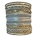 LaRaso & Co Bangle Bracelets for Women, Set of 26