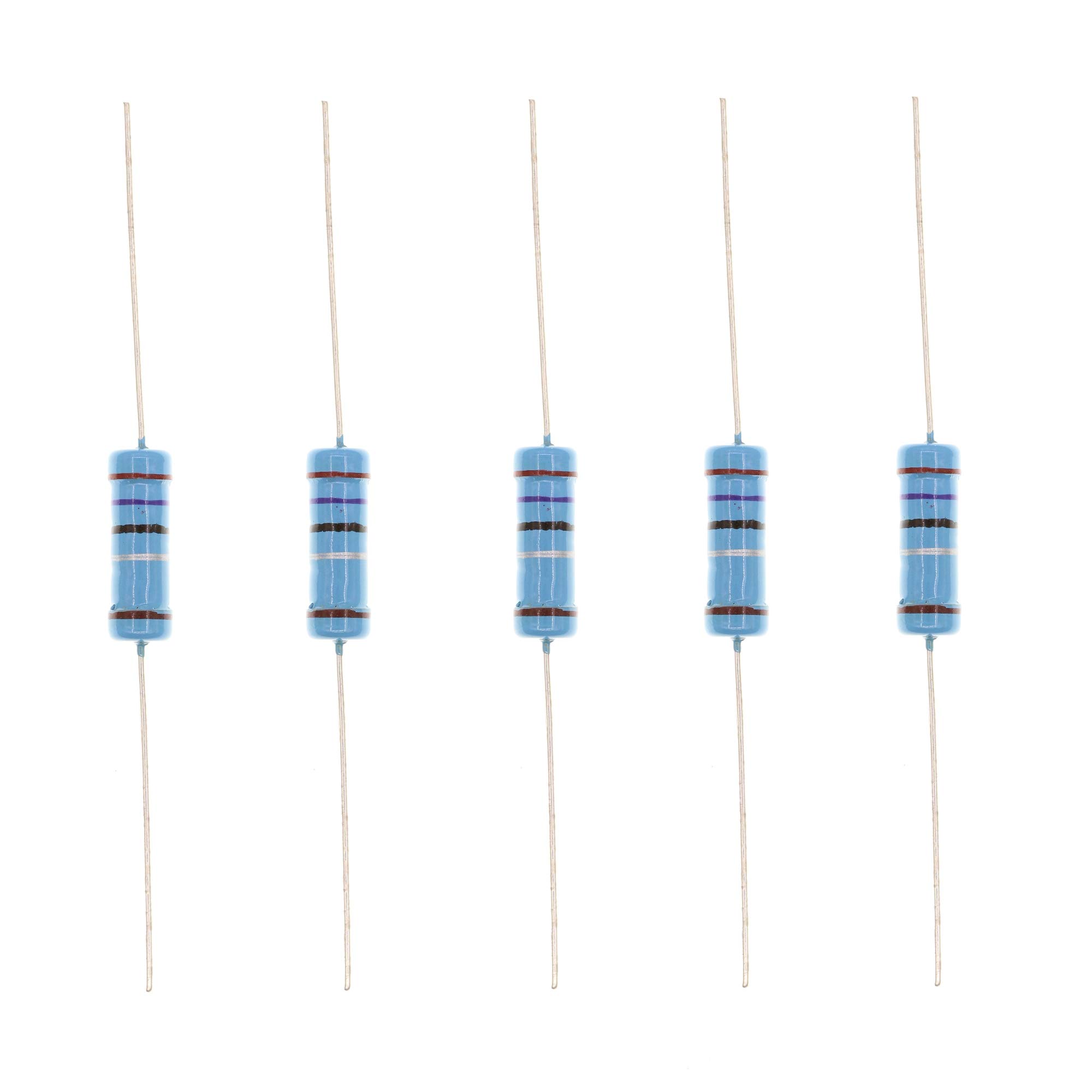 HUABAN 20PCS 3W 3 Watts 2R7 2.7 Ohm 1% Metal Film Resistor