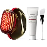 NouvelleSkin Facial Toning Device Facial, Microcurrent Facial Device with Face Mask Brush, Face Lift Device at-Home Use, Medical Grade Red Light Therapy for Wrinkle with 4 Modes & 5 Intensity Levels