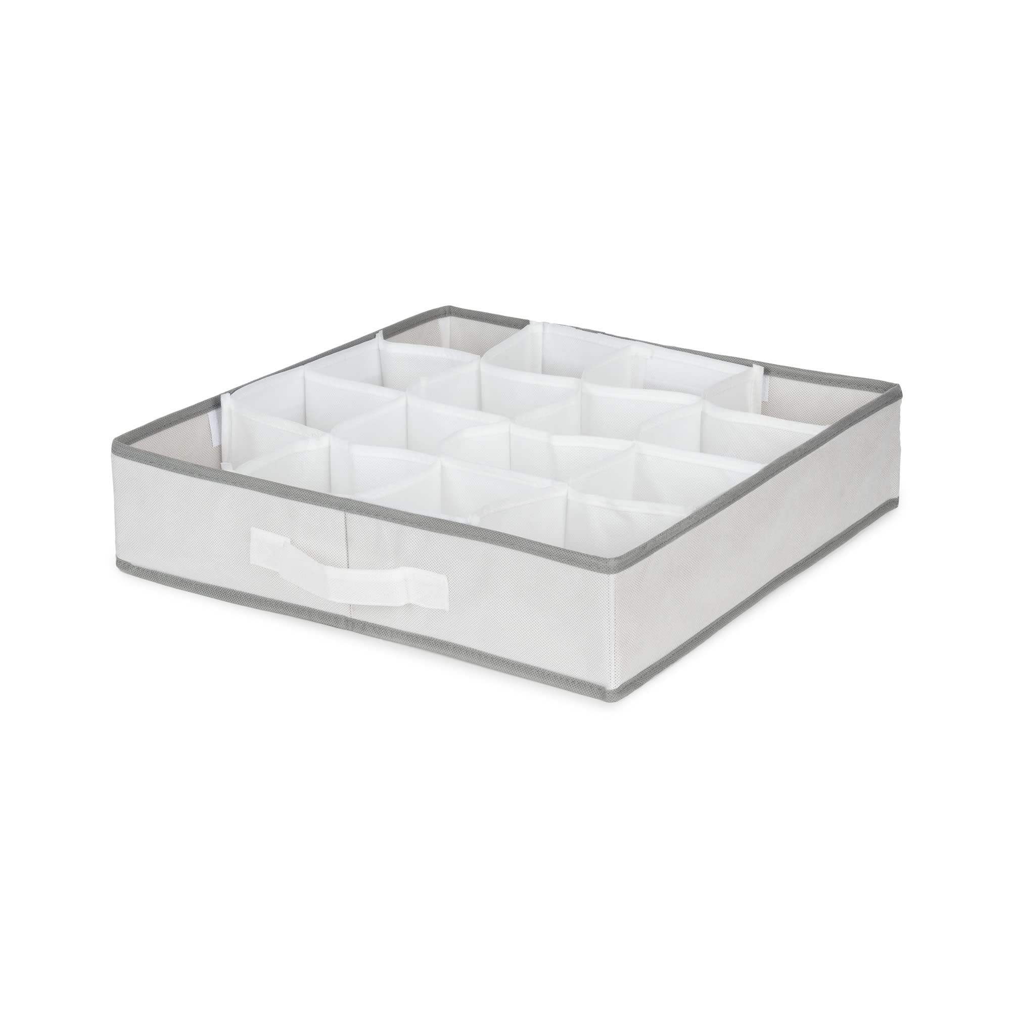 Compactor Life Collection World of Storage Drawer Organizer, Size M, 40X40X9 cm, White