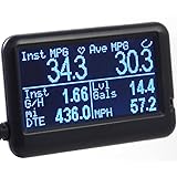 UltraGauge EM Plus Automotive OBD2 Scanner, Code Reader, Gauges & Mileage Calculator - All New v1.4