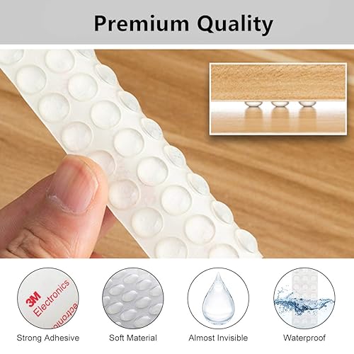 Clear Cabinet Door Drawer Bumpers Pads 100PCS x Small Rubber  Bumper Pads Sound Dampening for Cabinet