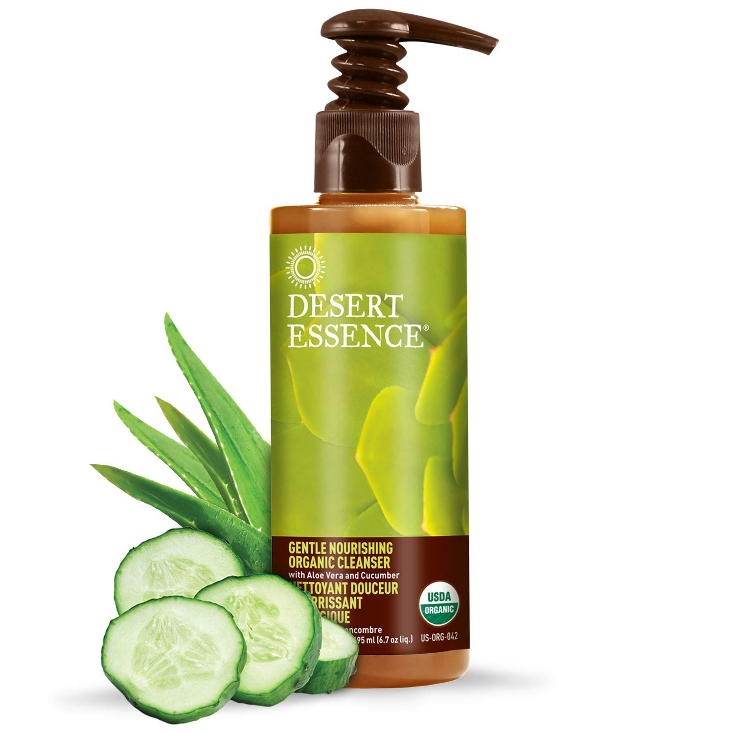 Desert Essence Gentle Nourishing Organic Cleanser 6.7 Oz