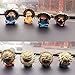 4pcs Cute Monks Figurine Statue Car Interior Display Decoration Car Dashboard Ornament Car Home Office Decor