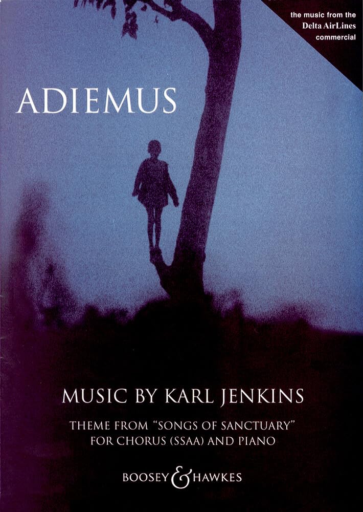 Adiemus: Theme from "Songs of Sanctuary" (SSAA). female choir (SSAA), recorder and piano. Partition de chœur.