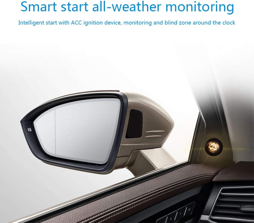 HYwot Car Blind Spot Mirror Radar Detection System BSD BSA BSM Microwave Blind Spot Monitoring Assistant Driving…