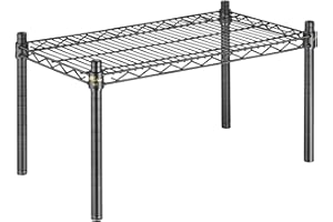 APLSS Dunnage Storage Rack, 14"×30"×14", NSF Certified, Height Adjustable, Moist&Dry Enviroments, for Kitchen Garage Walk-in Cooler&Freezer Dishroom, 800 Lbs Capacity