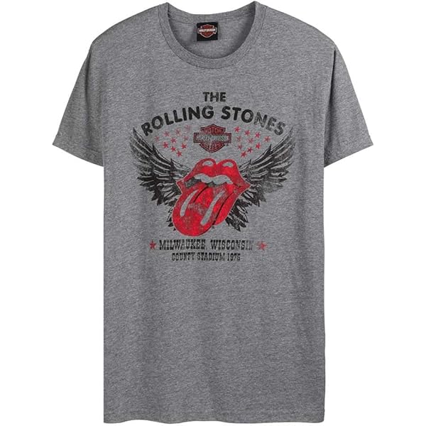 Harley-Davidson Men's Rolling Stones Groovy Short Sleeve
