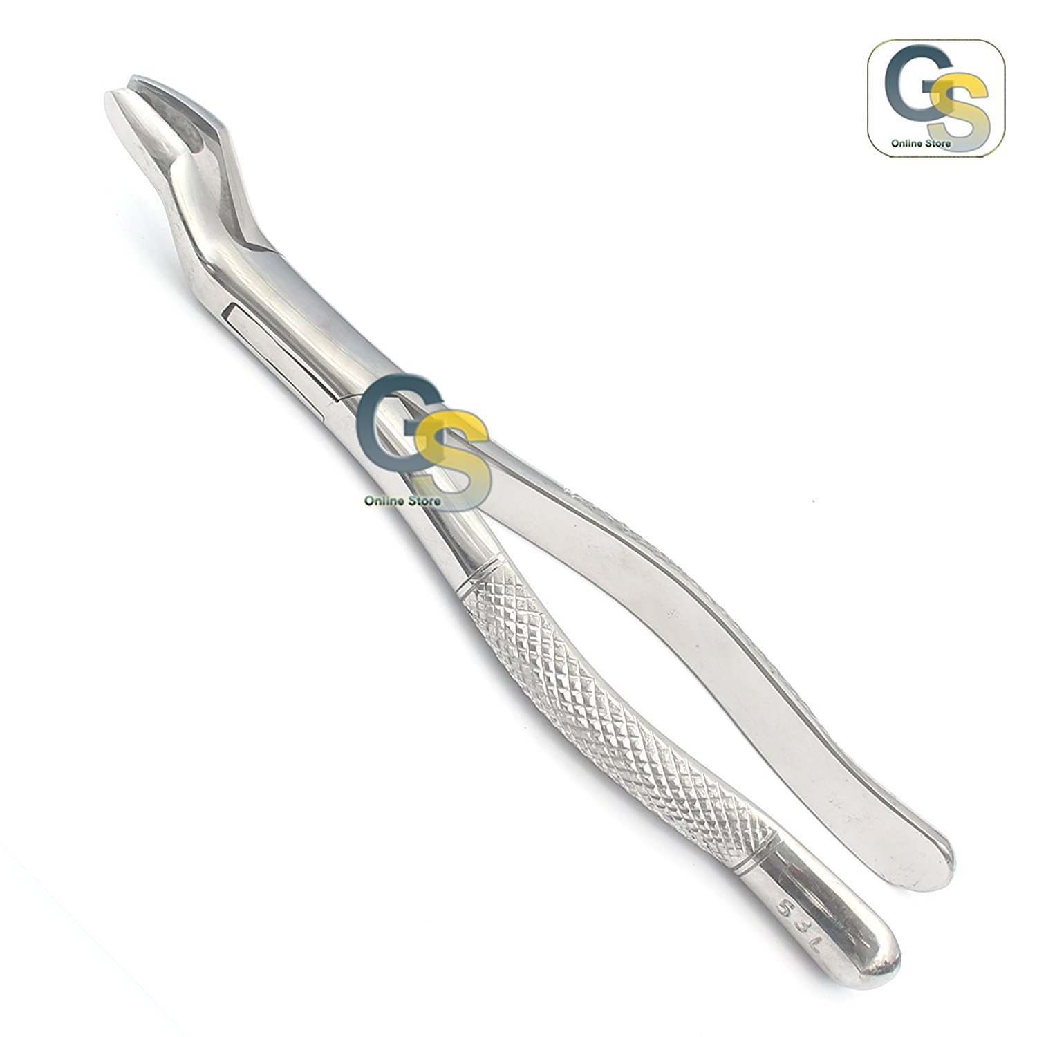 G.S New German Grade Steel Dental EXTRACTING Forceps 53L
