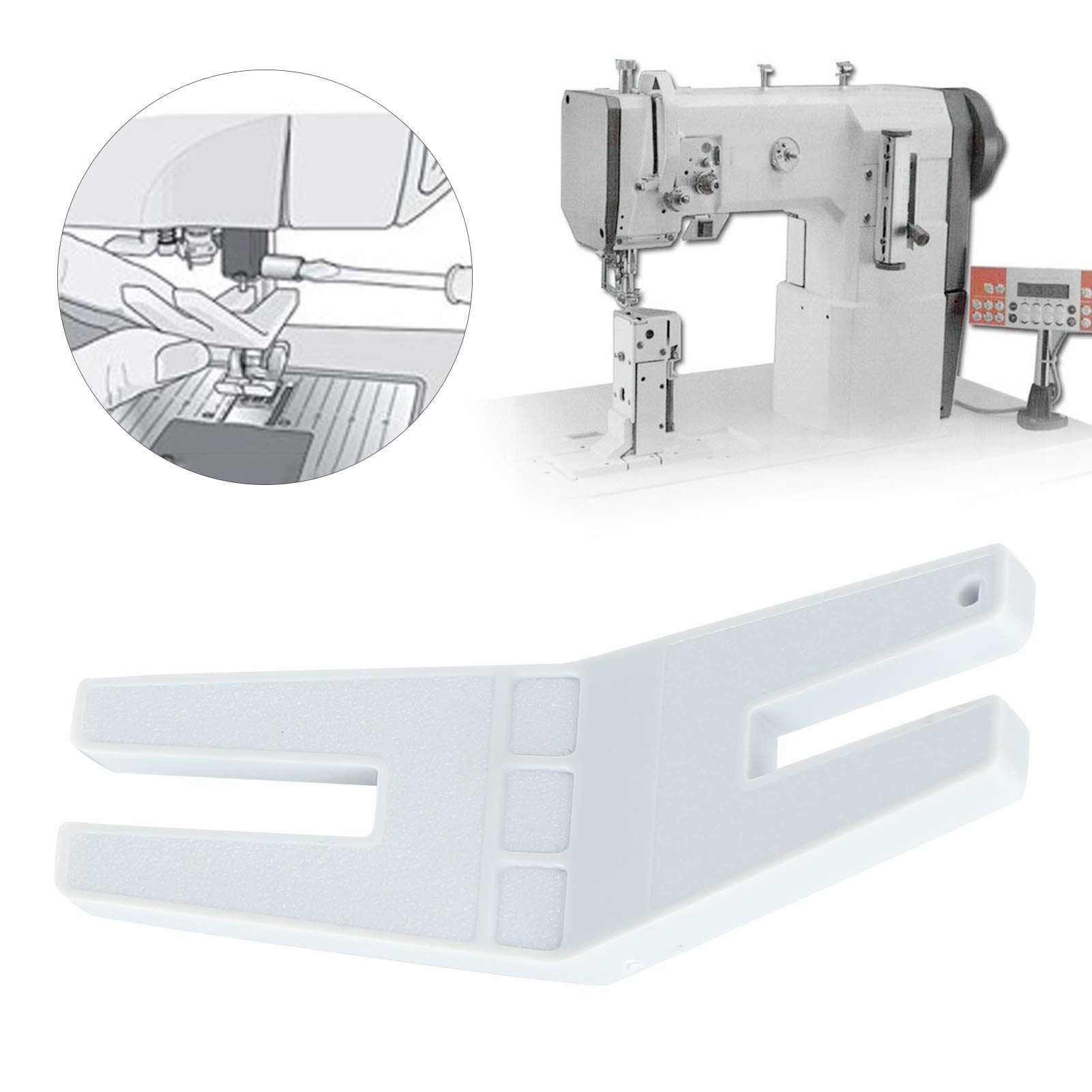 Button Clearance Plate, Sewing Accessories ABS Household Household Sewing Machine Button Clearance Plate for Sewing Thick Seams for Sewing Machine Replacement