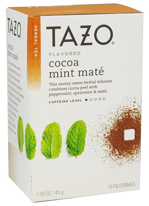 Tazo filterbags cocoa mint mate - 16 ct (762111938794)