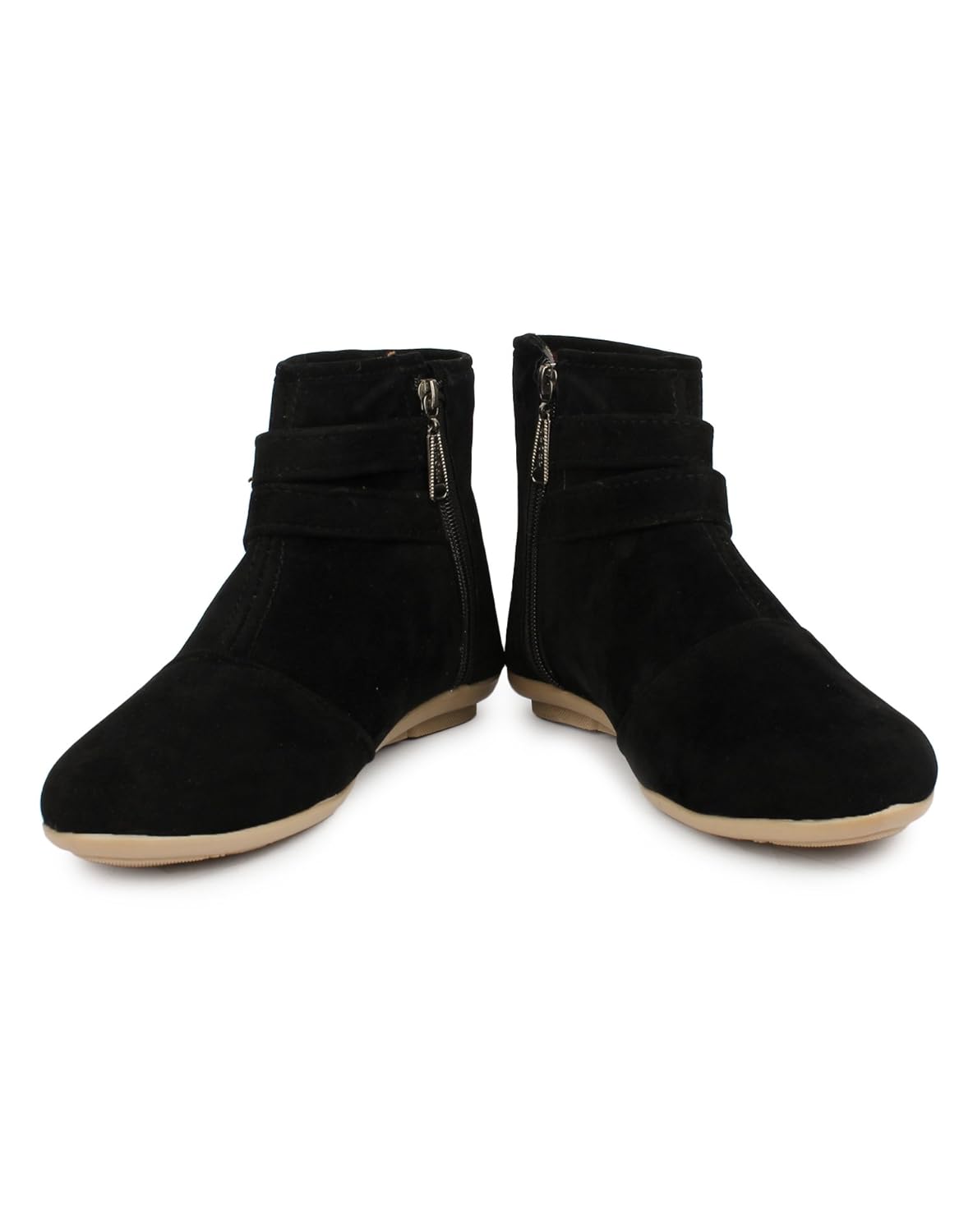 orysta stylish boot double b buckle black for women