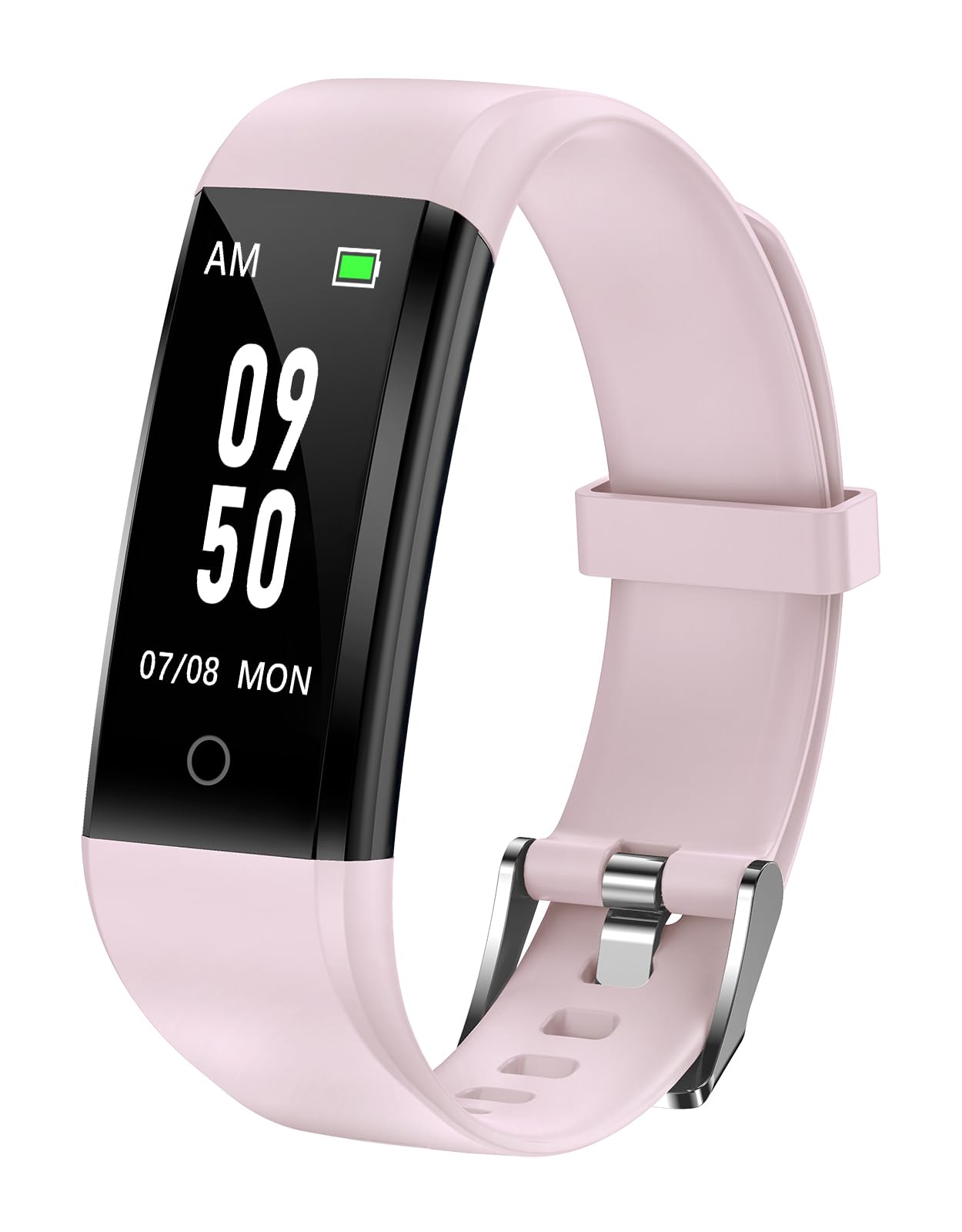 Photo 1 of GRV No Bluetooth Pedometer Watch Fitness Tracker No Phone Needed, Step Counter Calories/Sleep Tracker for Walking Running for Men Women Waterproof (Pink)