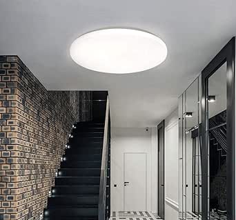 Plafon led de techo,Luz de techo LED delgada impermeable para baño, luz
