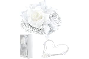 ESNOY Wedding Lasso Rope,Handfasting Cord for Wedding Lazo Para Boda Catolica,Wedding Lasso for Ceremony Catholic,Lazo Para Boda Los Novios Cristiana,Vestido De Novia Para Boda Religiosa, White