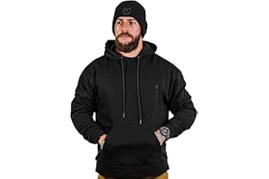 NBT Clothing Aramid Lined Motorcycle Protective Hoodie - Removable CE Armor - Reinforced Stitching & Zippered Kangaroo Pocket