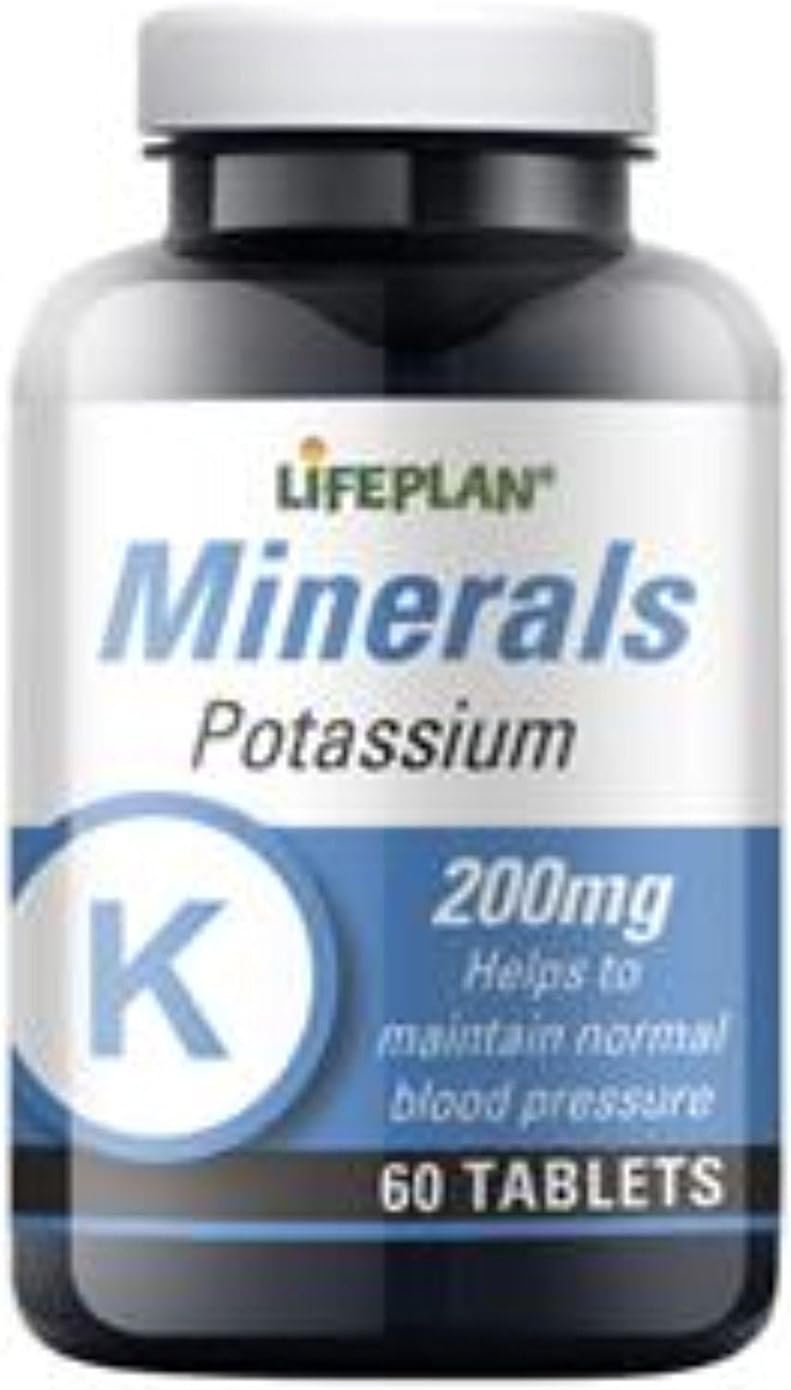 Lifeplan Potassium 300mg 60 Tablets, 18 g (Pack of 1)
