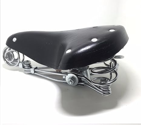 leather road bike saddle