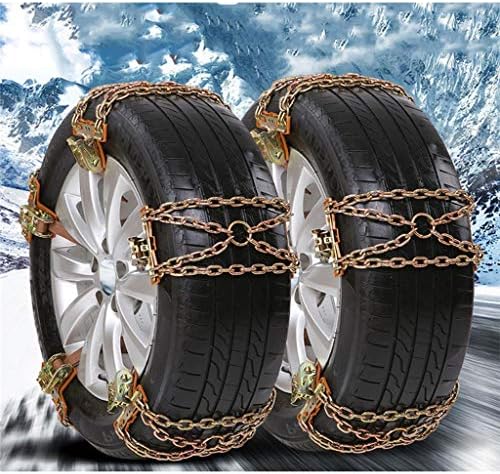 再再販 Size B081xc64bv ドラッグストア ゲーム 6pcs 大型家電 ユニバーサルスチールトラック車 ホイールタイヤタイヤスノーアイスチェーンベルト冬タイヤ幅165 215ミリメートルのための調節可能なアンチスキッド車suvホイールチェーン泥の道金庫 カータイヤ